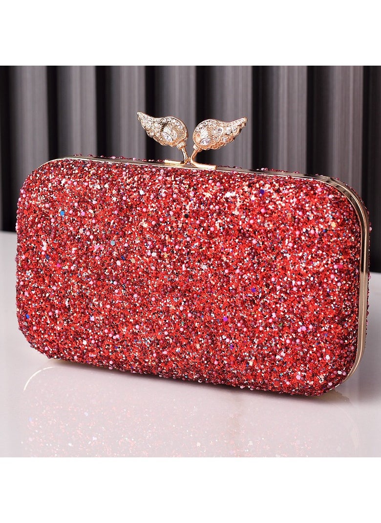 Miluraining - Women Clutch Bag Evening Bag Purse with rhinestone diamond decoration decoration Small Crossbody Bag Handbag Shoulder Bag Satchel Bags Suitable for Party Prom Wedding - Image 1