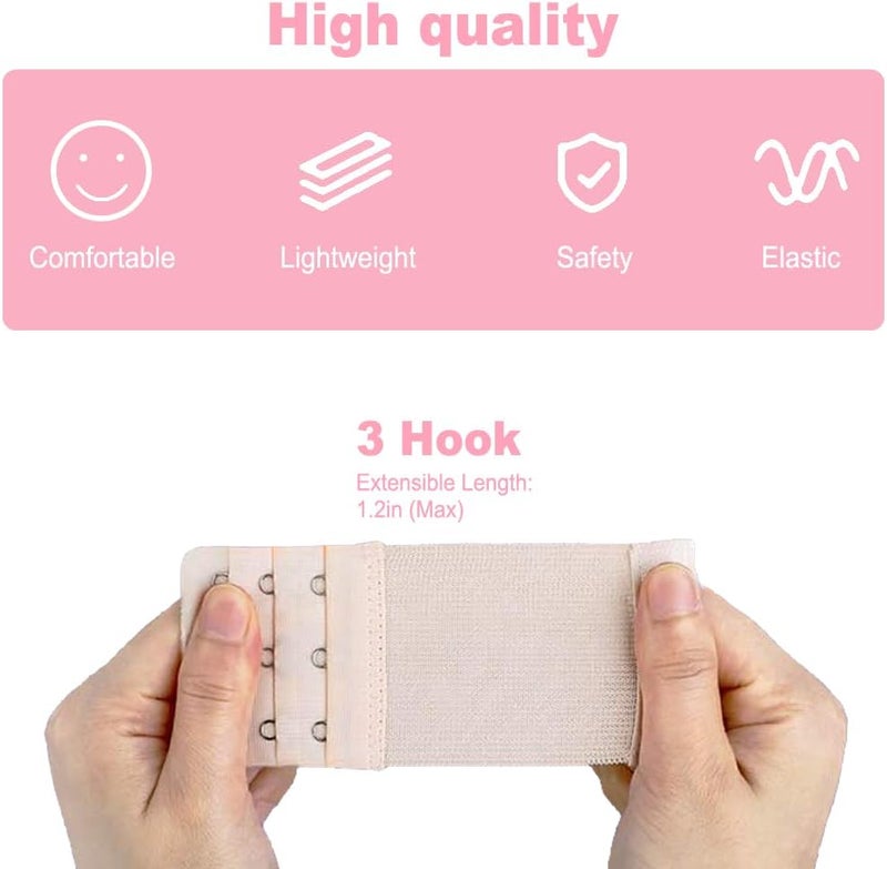 Enerfort Women's Comfortable Bra Extender, Soft Bra Extension Strap with Case for all Bra Brassiere Models, Lady's Bra Extender - Image 4