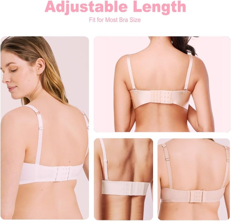 Enerfort Women's Comfortable Bra Extender, Soft Bra Extension Strap with Case for all Bra Brassiere Models, Lady's Bra Extender - Image 5