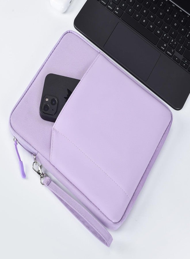 CAAORDKSO 9-11 Inch Tablet Sleeve Case, Tablet Bag 11 inch Travel Pouch for iPad 11-inch A16 2025, 11 inch iPad Air M3 M2 / iPad Pro M4, 10.2 10.9" iPad, iPad 10/9/8th Gen, Galaxy Tab S8/S9 11",Purple - Image 5