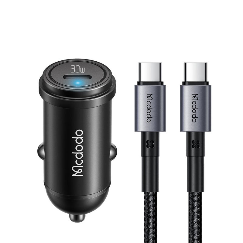 Mcdodo High-Speed 65W Car Charger with USB C 100W Cable & E-mark Chip   McDodo CC 7493 - Image 1