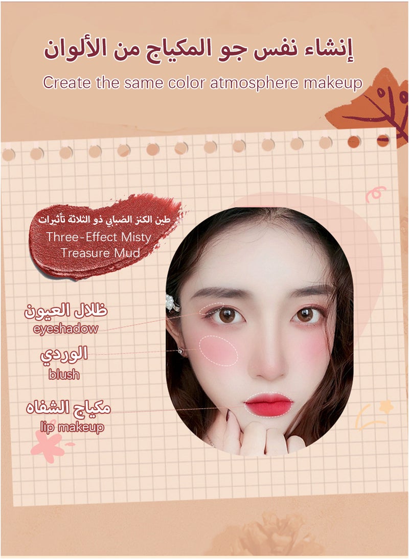 Novo Lip Mud, Velvet Matte Liquid Lipstick, Waterproof Non Stick Cup Easy Coloring Long Lasting Mist Face Lip Gloss, Lightweight Moisturizing Lip Stains Lip Tint for Women  - Image 5
