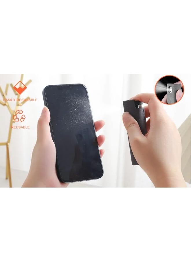 10ml All-in-One Screen Cleaner for Phones, Laptop and Tablet Screens, Portable Screen Cleaning Spray and Wipe Cleaner with Protective Shell  - Image 3