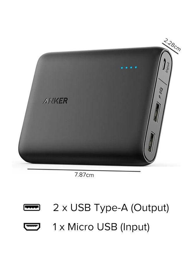 Anker PowerCore 13000 Power Bank - Compact 13000mAh 2-Port Ultra Portable Phone Charger with PowerIQ and VoltageBoost Technology for New Airpods, iPhone 16/15/14/13 Series ,iPad,Samsung Galaxy - Image 2