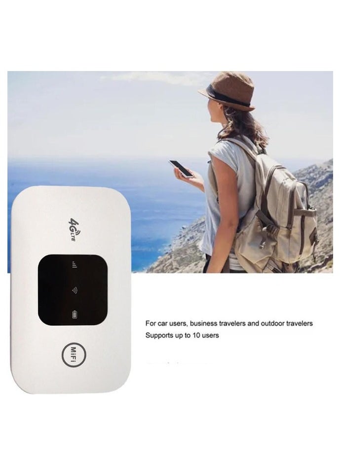 راوتر WiFi محمول متنقل 4G LTE، راوتر محمول للسيارة يوفر نقطة ساخنة لاسلكية للإنترنت المتنقل.