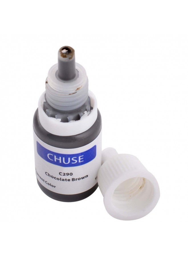 Chuse CHUSE C290, 10ml, Chocolate Brown, Passed SGS,DermaTest Micro Pigment Color Permanent Makeup PMU Ink - Image 3