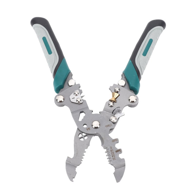Baolian Folding Wire Stripper 8AWG to 16AWG Quick Changing Locking Design - High Hardness Cutting Blade Cr V Steel Material for Effortless Terminal Crimping - Image 5