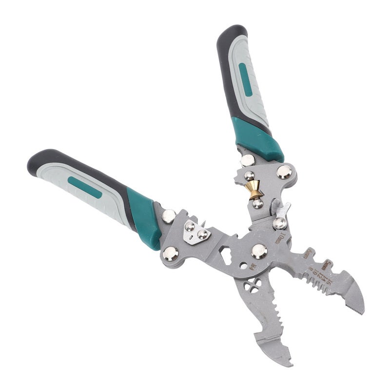 Baolian Folding Wire Stripper 8AWG to 16AWG Quick Changing Locking Design - High Hardness Cutting Blade Cr V Steel Material for Effortless Terminal Crimping - Image 4