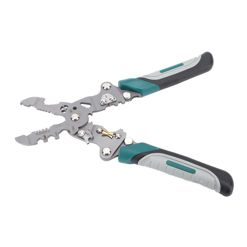 Baolian Folding Wire Stripper 8AWG to 16AWG Quick Changing Locking Design - High Hardness Cutting Blade Cr V Steel Material for Effortless Terminal Crimping - Image 3