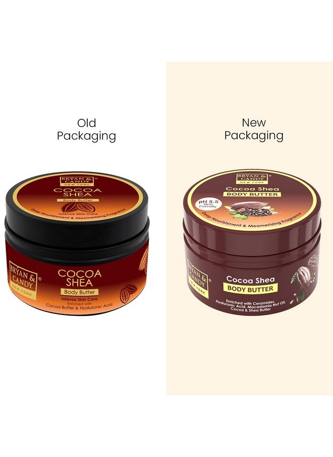 BRYAN & CANDY New York'S Cocoa Shea Body Butter With Natural Organic Shea Butter And Cocoa Seed Butter For Soft Skin (200Gm)  - Image 5