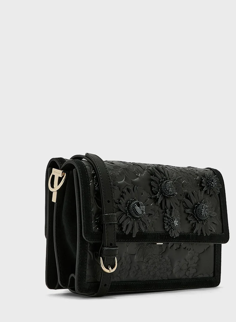 Ted Baker Floral Laser Cut Shoulder Bag