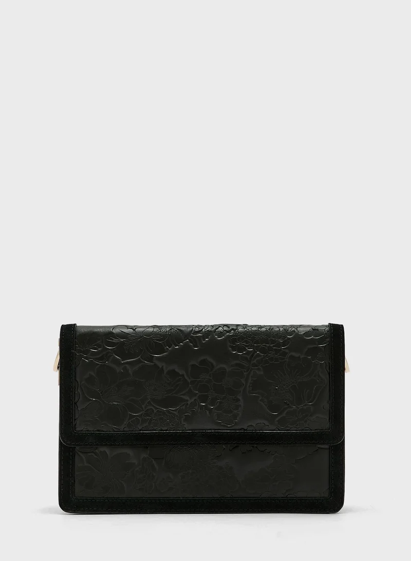 Ted Baker Floral Laser Cut Shoulder Bag