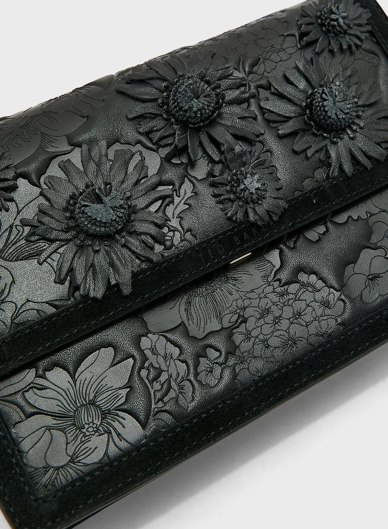 Ted Baker Floral Laser Cut Shoulder Bag