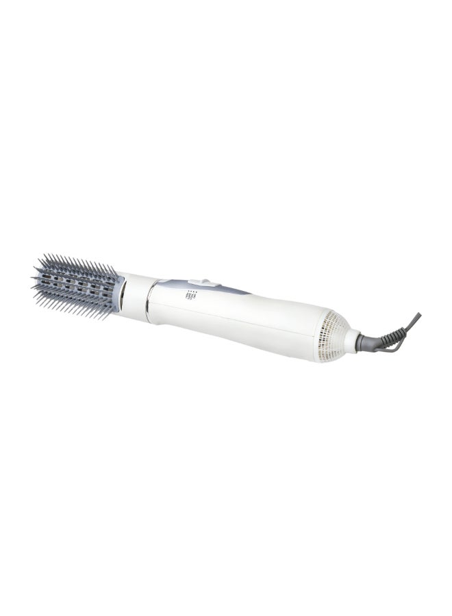 GEEPAS 2 IN 1 Hair Styler - Hot Air Brush With 3 Temperautures Cool Air Setting Overheat Protection White/Grey - Image 1
