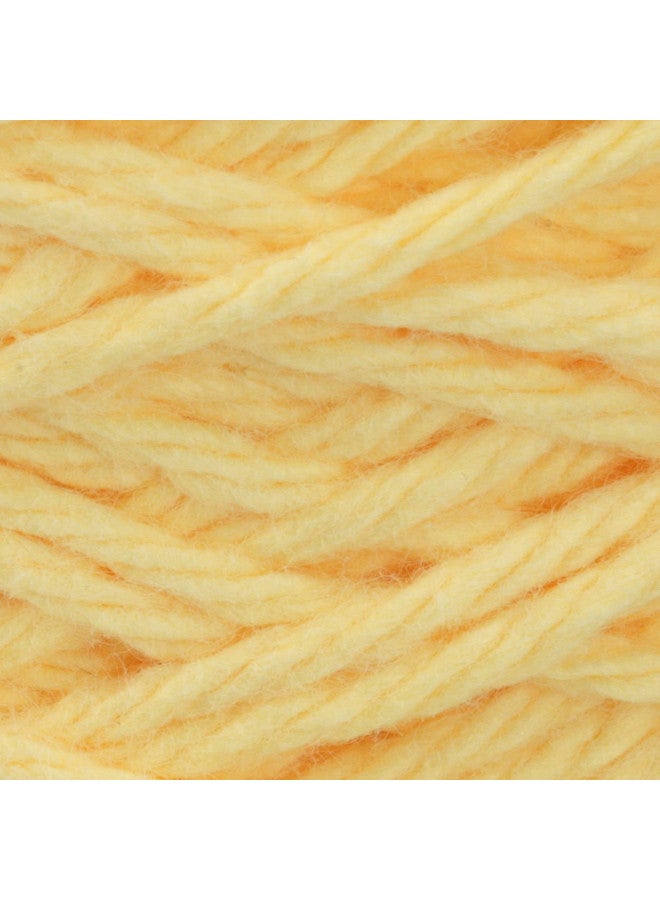 Lily Sugar'n Cream Cotton Cone Yarn, 14 oz, Yellow, 1 Cone - Image 2