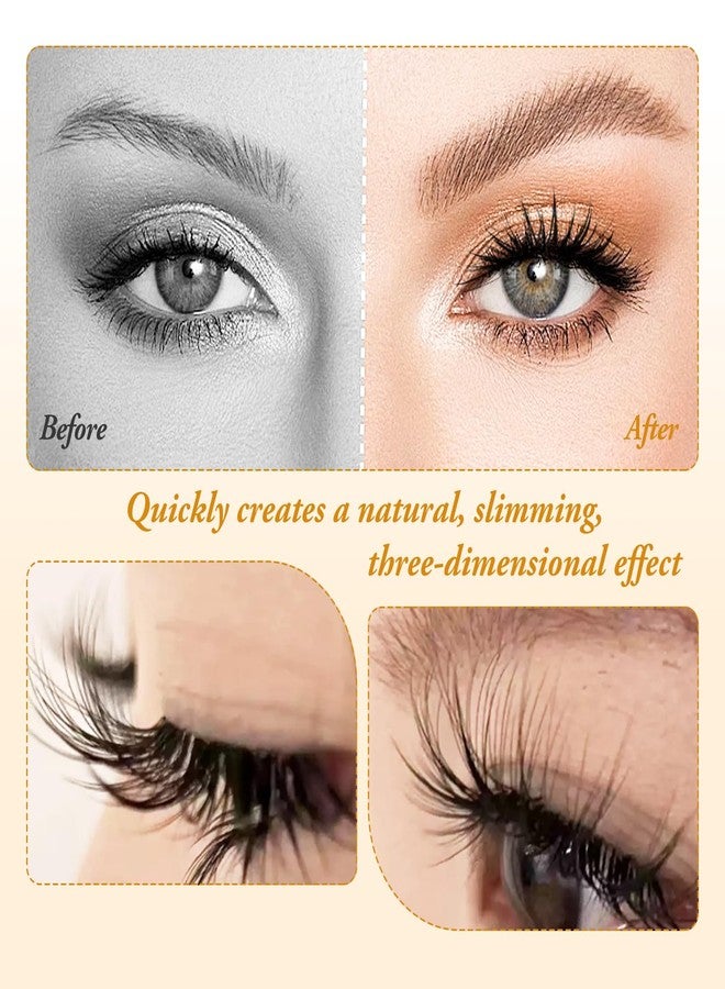 AuReve Easy Fan Lashes Eyelash Extensions C/D Curl 0.03 0.05 0.07 8-15mm Mixed Tray, Super Matte Black Volume Lashes Self Fanning, Professional Supplies for Lash Artists (0.07 C 8-15mm) - Image 5
