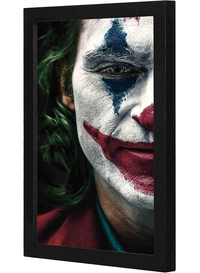 LOWHA jocker Wall art wooden frame Black color 23x33cm - Image 1