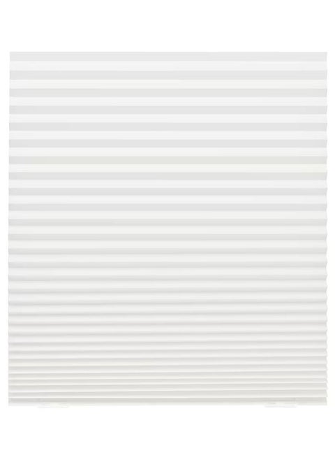 Pleated blind for window, white, 90x190 cm