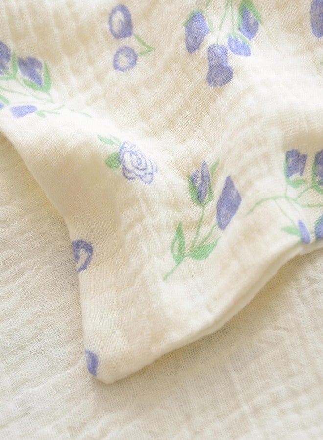 TERI BERI Soft & Absorbent Baby Muslin Crepe Washcloths Medium Thickness Premium Cotton for Newborns' Skin-Great for Bathing, Wiping & on-The-go Use, Shower Gift and Essential Pack of (10) - Image 5