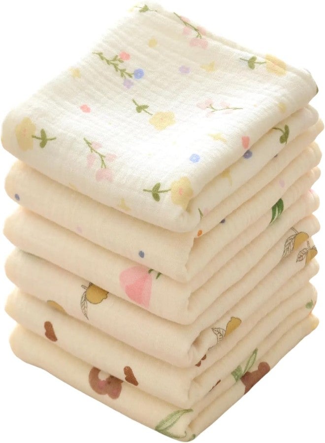 TERI BERI Soft & Absorbent Baby Muslin Crepe Washcloths Medium Thickness Premium Cotton for Newborns' Skin-Great for Bathing, Wiping & on-The-go Use, Shower Gift and Essential Pack of (10) - Image 1