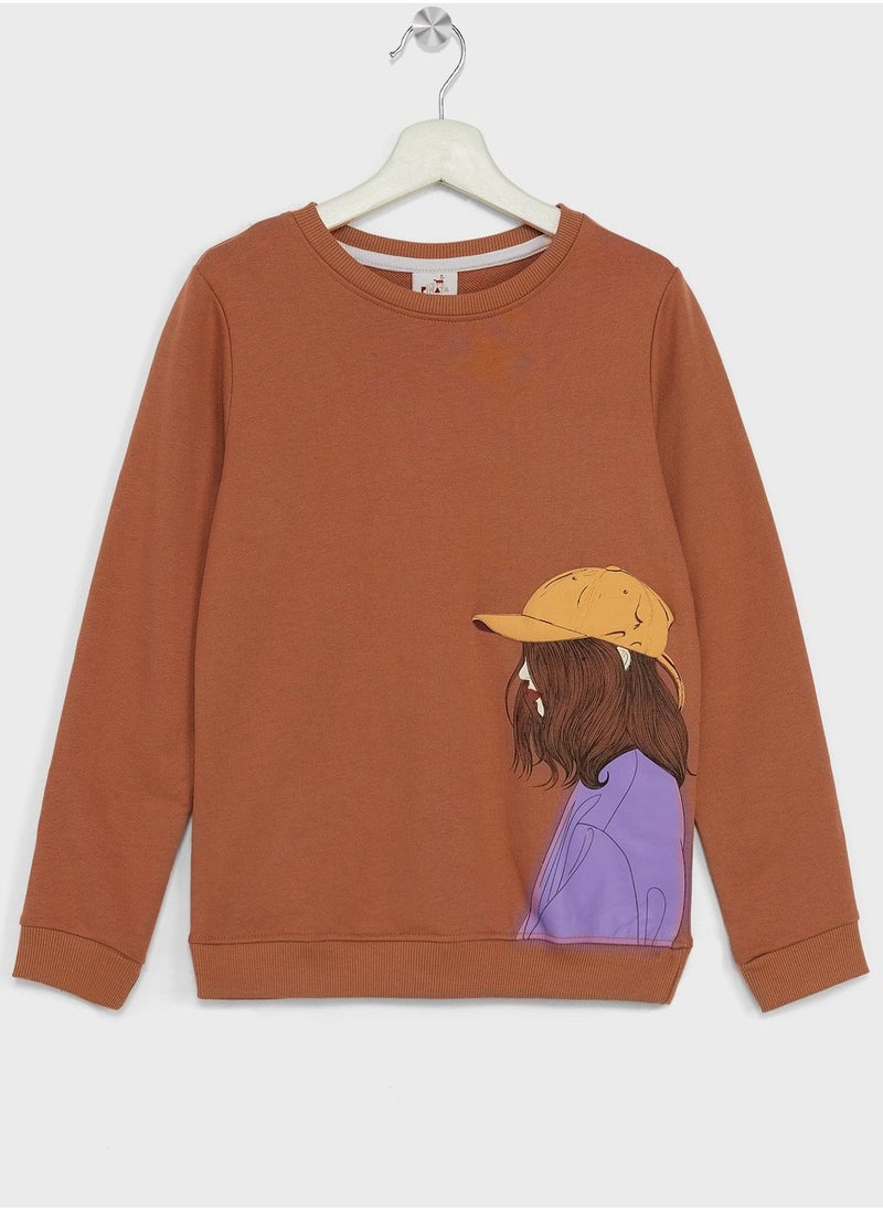 Pinata - Girls Graphic Printed Sweatshirt - Image 1