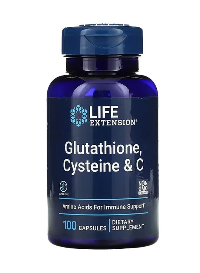 life extension glutathione     &  Cysteine & C 100 Capsules (Life Extension) -  Life Extension Glutathione, Cysteine &