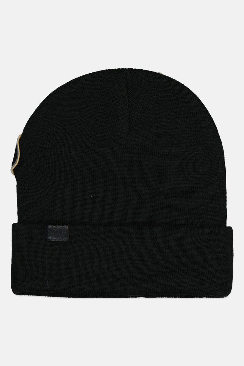 PUMA Men Embroidered Beanie, Black - Image 2