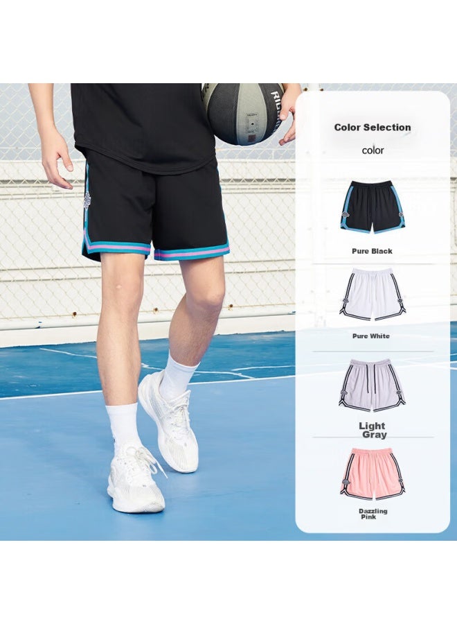 Rigorer Men's Sports Shorts, American Basketball Knee-length Shorts, Summer Training Breathable Casual Sports Pants - Image 3