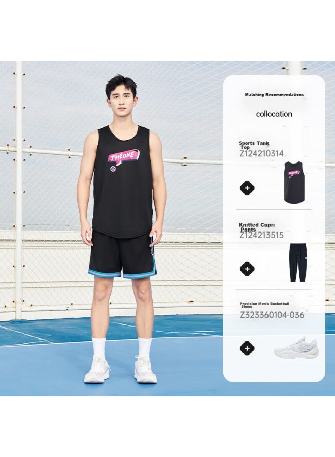 Rigorer Men's Sports Shorts, American Basketball Knee-length Shorts, Summer Training Breathable Casual Sports Pants - Image 5