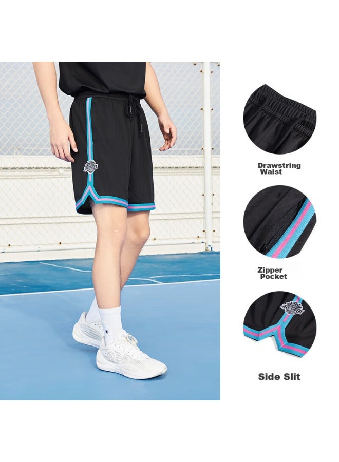 Rigorer Men's Sports Shorts, American Basketball Knee-length Shorts, Summer Training Breathable Casual Sports Pants - Image 4
