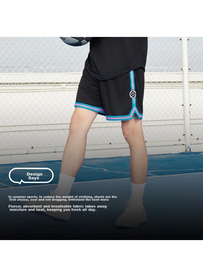 Rigorer Men's Sports Shorts, American Basketball Knee-length Shorts, Summer Training Breathable Casual Sports Pants - Image 2