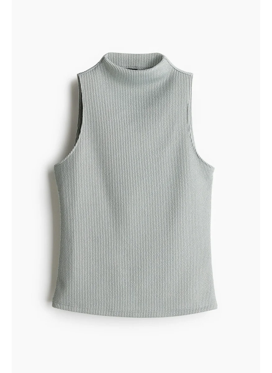 اتش اند ام Glittery Turtleneck Vest Top