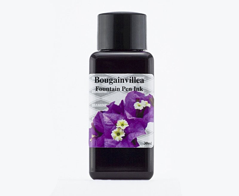 Diamine 30ml Flower Collection Fountain Pen Ink Bottle ? Bougainvillea - Image 1