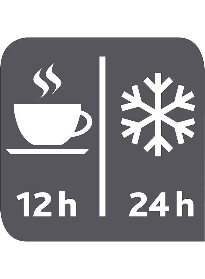 EMSA Campo Flask 1L – Light Grey Premium Insulated Thermal Jug for Hot & Cold Beverages – Elegant Coffee & Tea Serving Flask – Made in Germany - Image 5