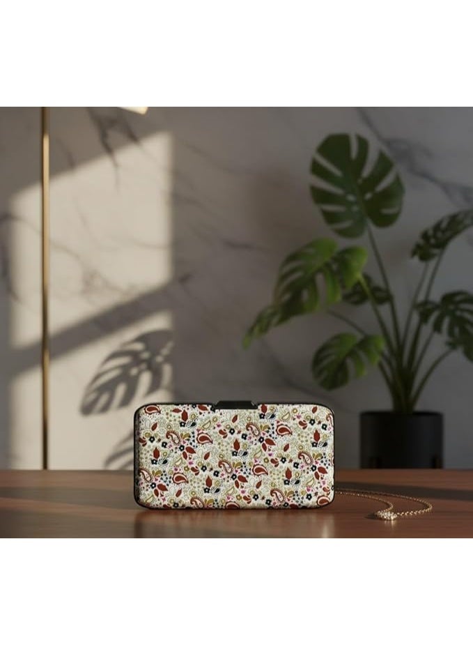 محفظة بطاقات ائتمان وفلوس معدنية من الألومنيوم عالي الجودة مقاومة للماء – تصميم عصري أنيق يحافظ على البطاقات والنقود بأمان، خفيفة الوزن ومثالية للاستخدام اليومي والسفر (منقوش اف ويت) - Image 3