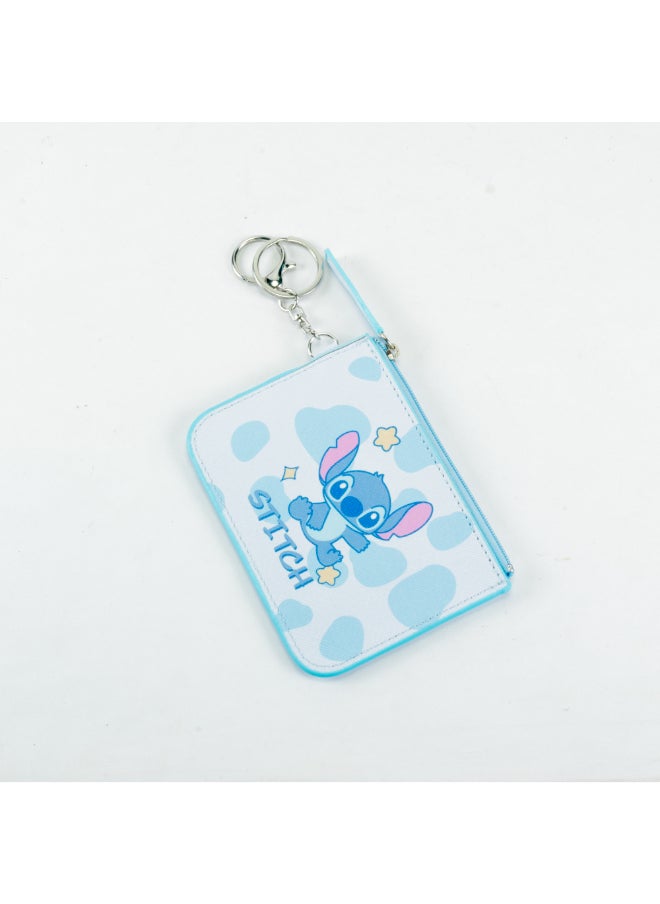 Generic Stitch Wallet with a Pocket for Card and Zipped Pocket for Money  - Image 1