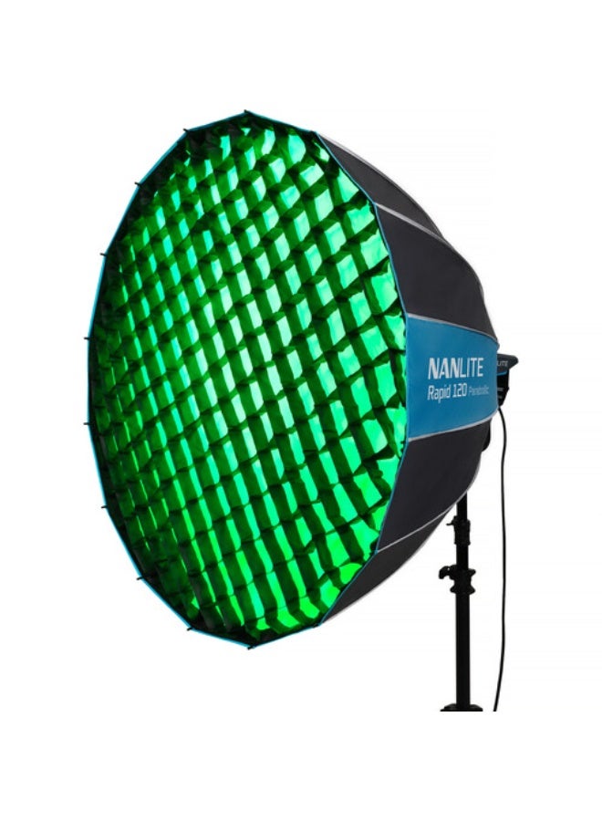 نانليت Nanlite Rapid 120 Parabolic Softbox With Grid (120CM) - Image 3