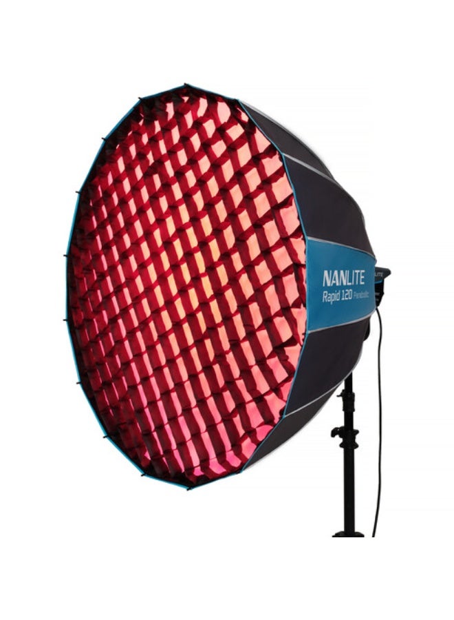 نانليت Nanlite Rapid 120 Parabolic Softbox With Grid (120CM) - Image 2