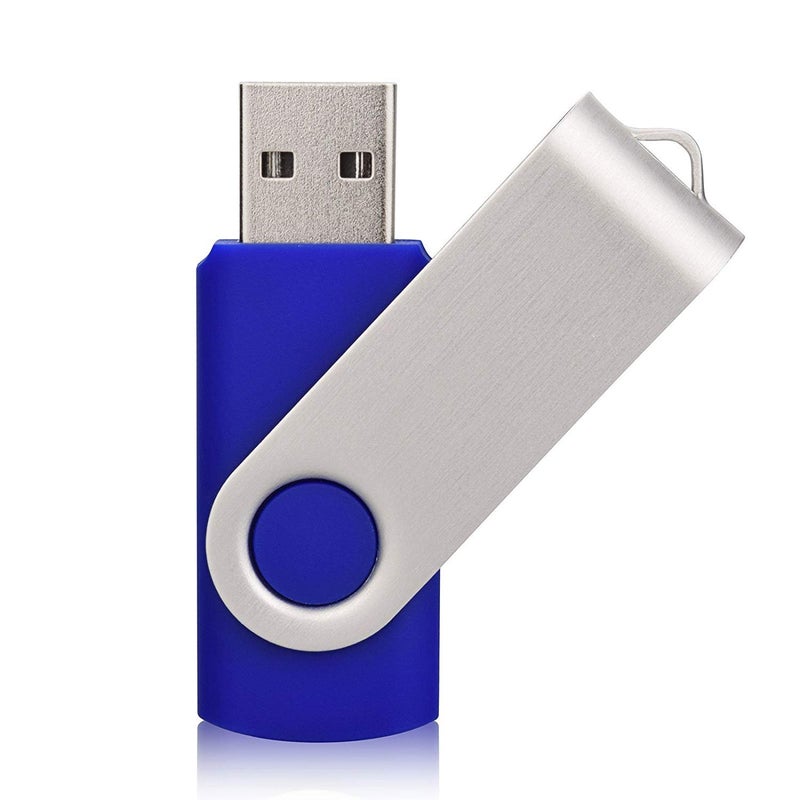 Aiibe 10 Pieces 32GB USB Flash Drive 10 Pack USB 2.0 Memory Stick Thumbdrives (Mix Colors : Black Blue Red Green Orange White Yellow Pink Purple Silver) - Image 3