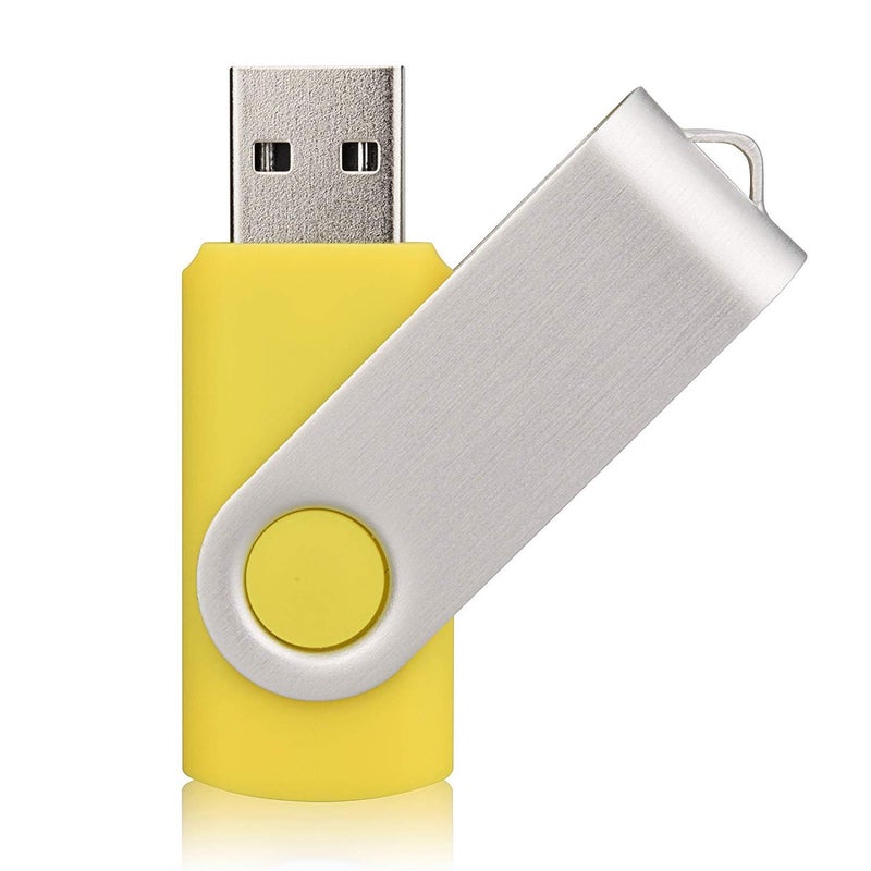 Aiibe 10 Pieces 32GB USB Flash Drive 10 Pack USB 2.0 Memory Stick Thumbdrives (Mix Colors : Black Blue Red Green Orange White Yellow Pink Purple Silver) - Image 5