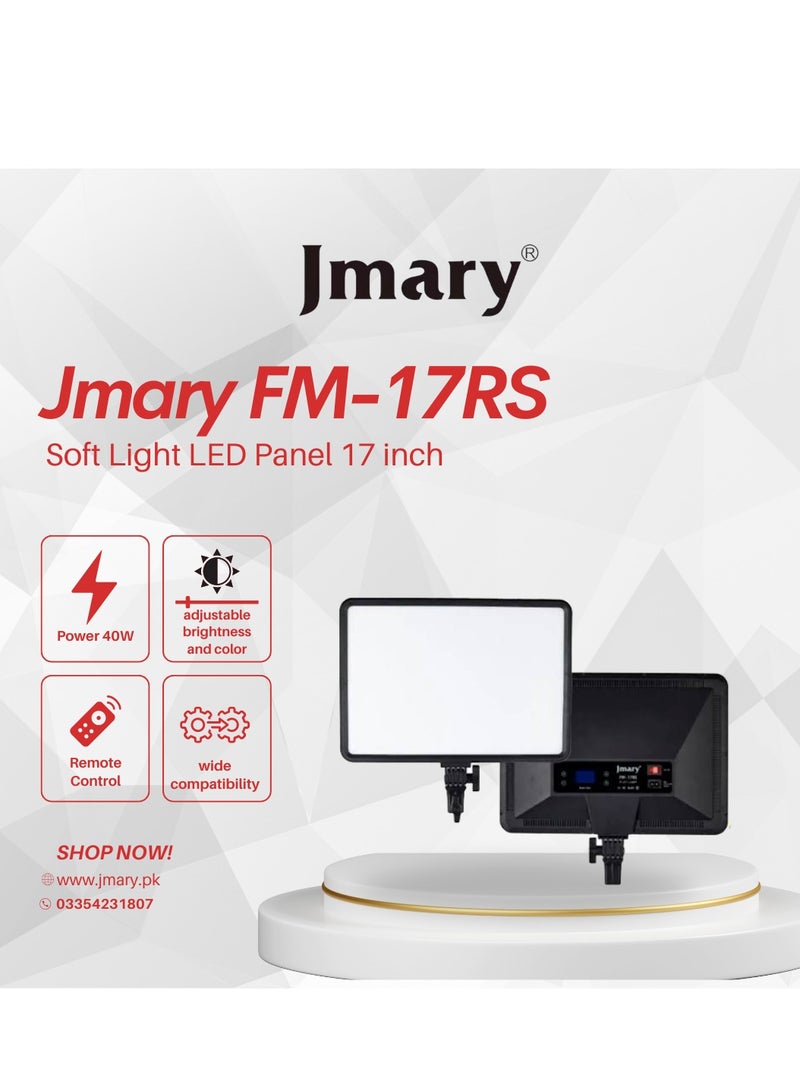 Jmary FM-17RS Soft Light LED Panel 17 inch - Image 1