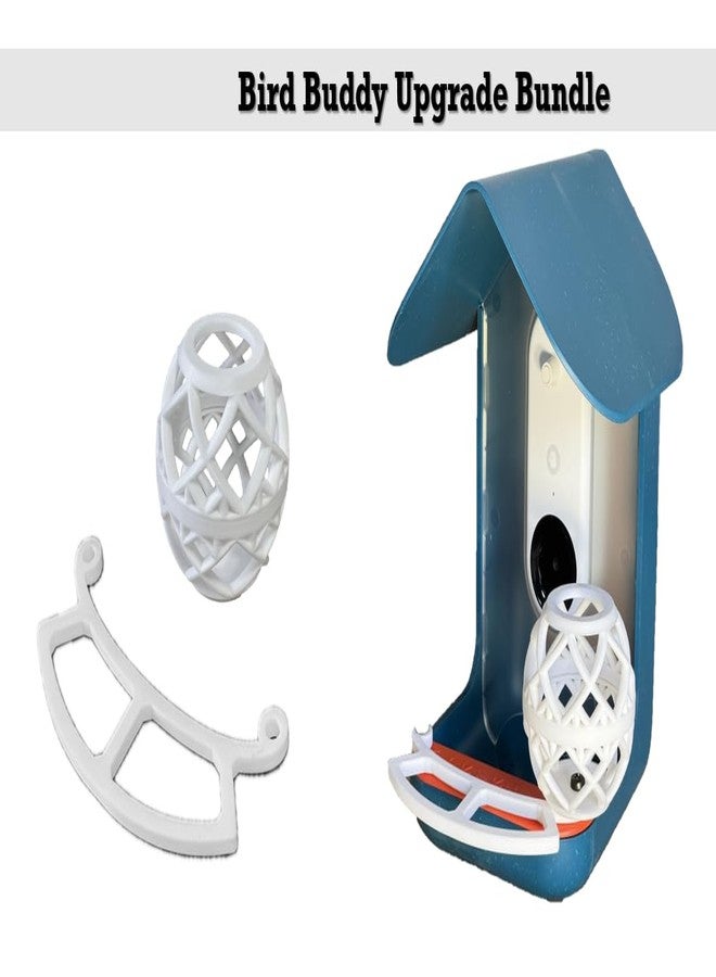Kimalab Perch, Suet Ball Holder & Mounting Screws Bundle for Bird Buddy - Compatible with Bird Buddy Smart Feeder for Enhanced Watching Experience - Image 2