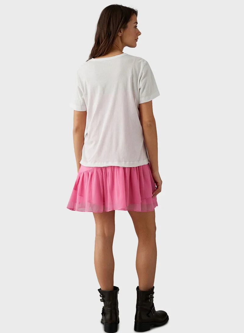 American Eagle Crew Neck Printed T-Shirt