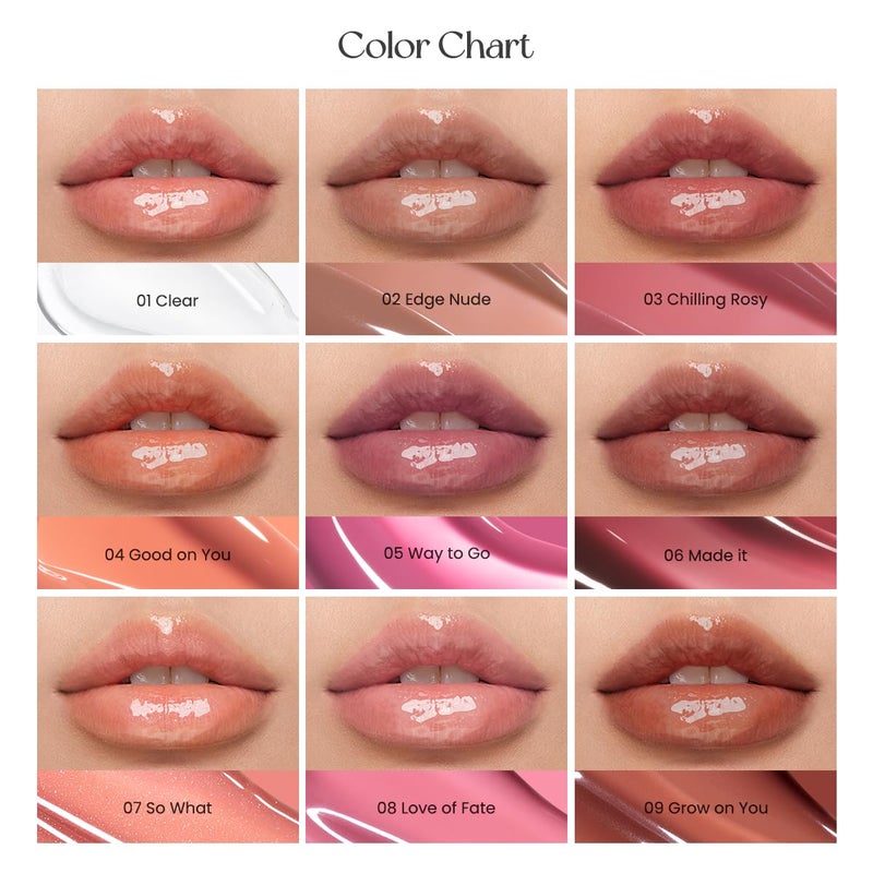 Peripera Ink Glasting Lip Gloss, Non-Sticky, Gloss Shine, 4XL Wand for Easy Application, Korean Lip Gloss, Fuller Looking Lips, Buttery Soft, Long Lasting Lip (003 CHILLING ROSY(NEW)) - Image 5