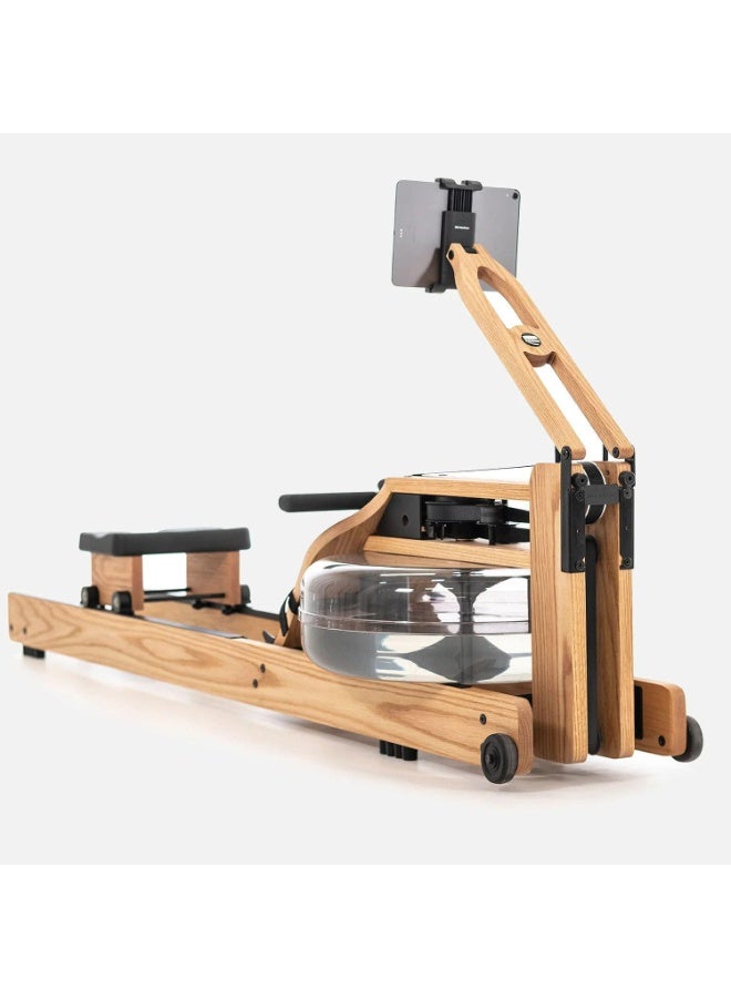 الكوتش جهاز آلة تجديف - آلة تجديف قابلة للطي لصالة الألعاب الرياضية المنزلية آلات تجديف هادئة للمنزل بسعة وزن 350 رطلاً 8 مستوى مقاومة قابلة للتعديل مقعد مبطن سهل الانزلاق - Image 4