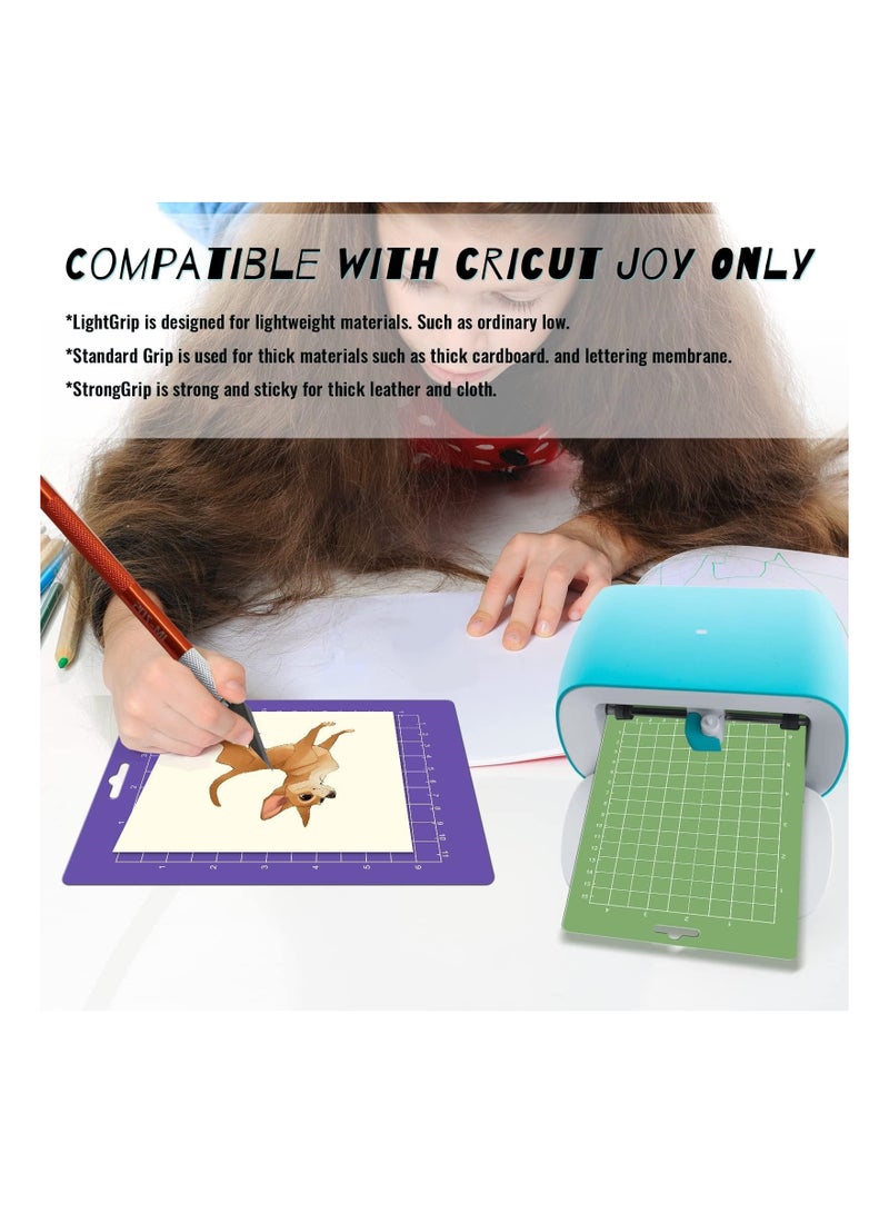 Suntown 6PCS Cutting Mat for CricuAt Joy, 6.5‚Äù X4.5‚Äù Standardgrip Sticky Cutting Mat Replacement Adhesive Cutting Mat Crafting Mats Cricut Design Space Mats Cricket Cutting Mats for Cricut Joy Accessories - Image 2