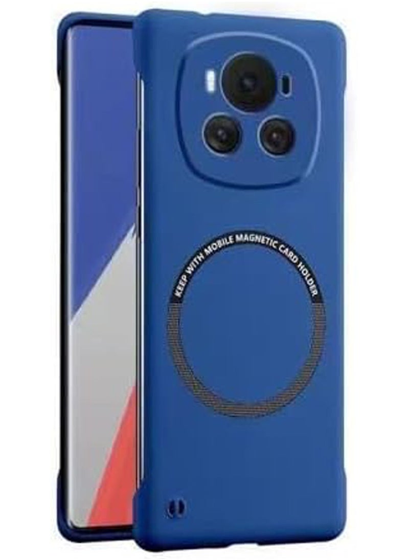 Generic Magnetic Frameless Case Compatible with Honor Magic 6 Pro 5G Matte Hard PC Wireless Charging Cover For Magic 6 Pro Fundas 