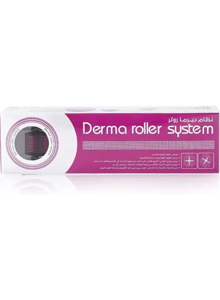Derma Roller جهاز العناية بالبشرة 540 إبرة ميكرو لنمو الشعر للنساء والرجال (0.75 مم) - Image 1