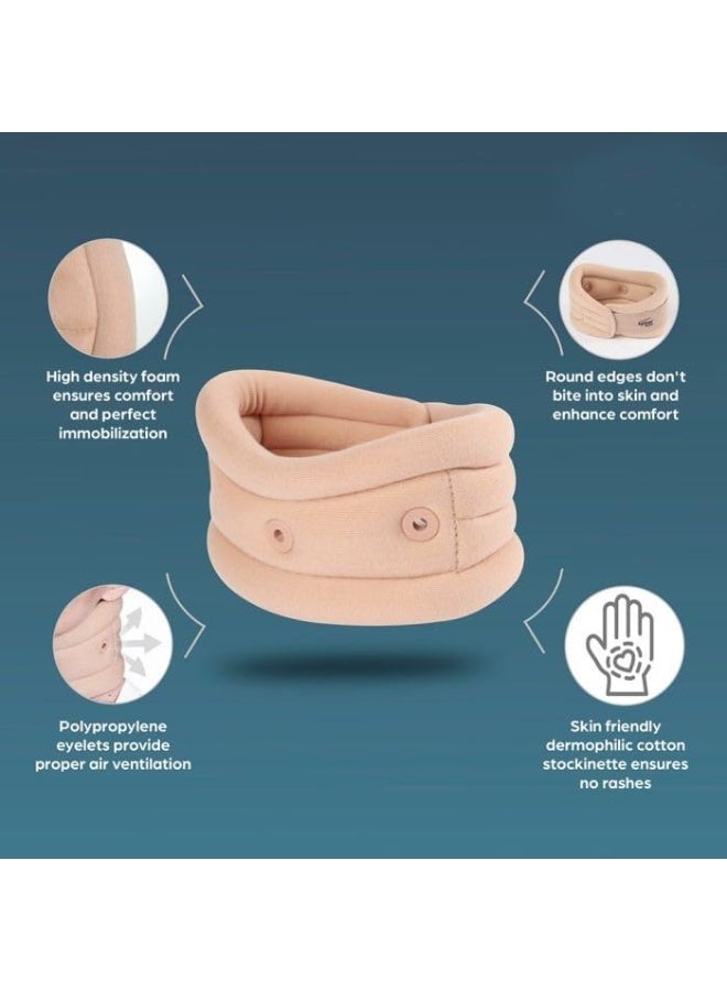 Soft Medical Neck Collar - Gentle Support & Comfort - Effective Pain Relief for Minor Aches (Medium Size) - Image 5