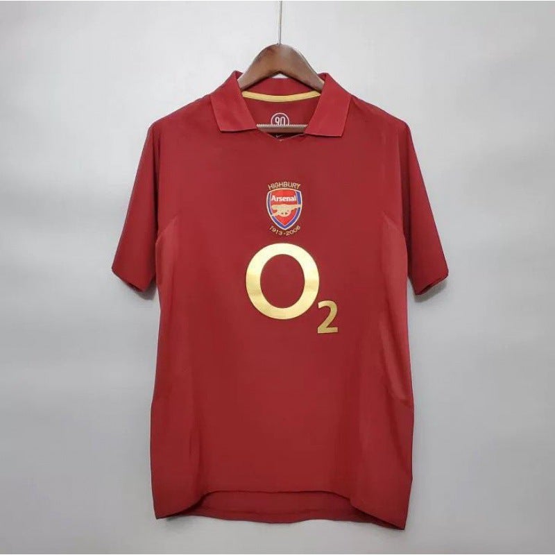 Arsenal Jersey Classic Replica Van Persie Henry Bergkamp Arshavin Football Shirt Fan Version - Image 1